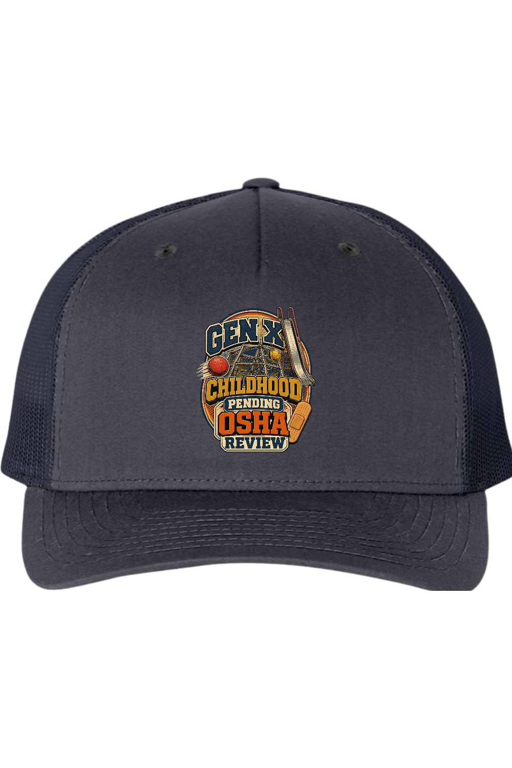 Richardson Trucker Cap: GEN X Childhood Pending OSHA Review