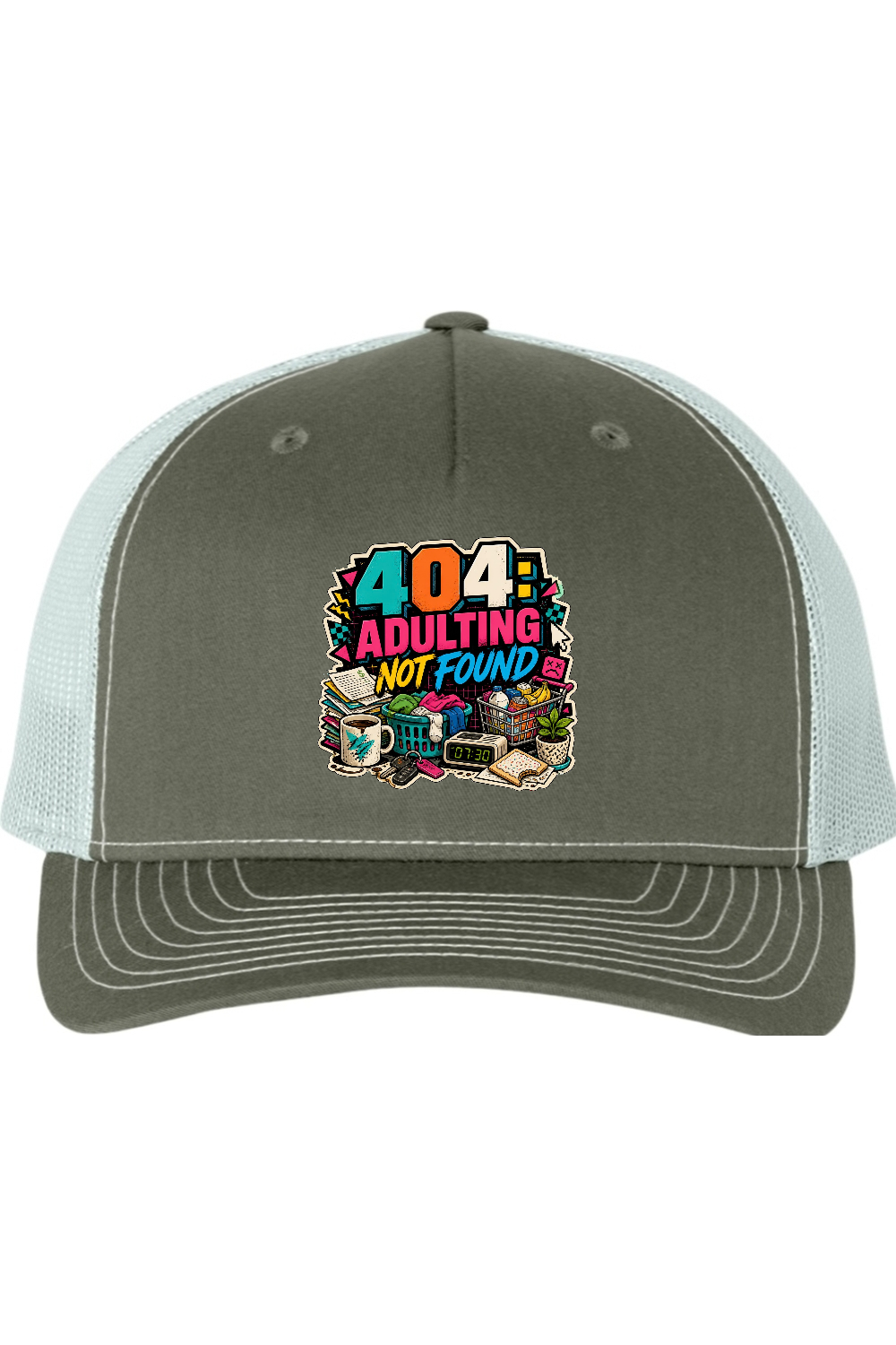 Richardson Trucker Cap: 404 Adulting Not Found