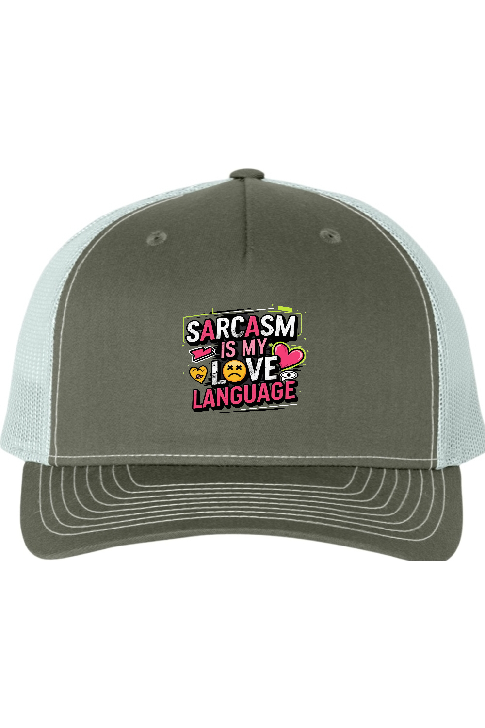 Richardson Trucker Cap: Sarcasm Love Language