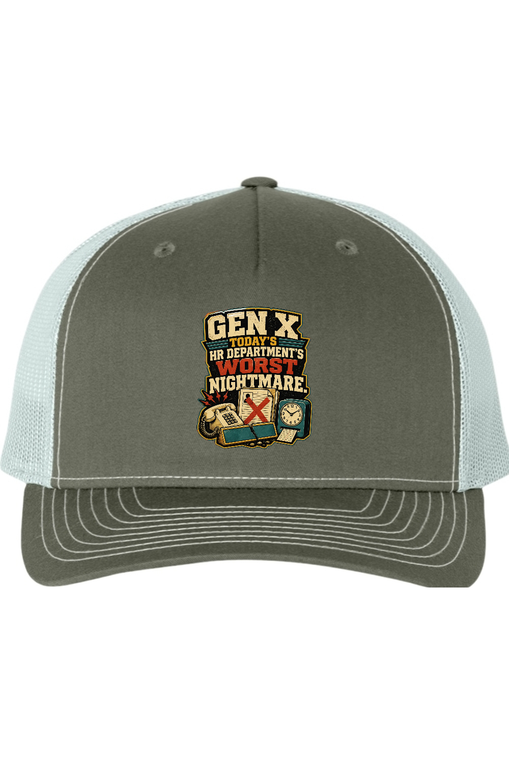 Richardson Trucker Cap: GEN X Today's HR Department's Worst Nightmare