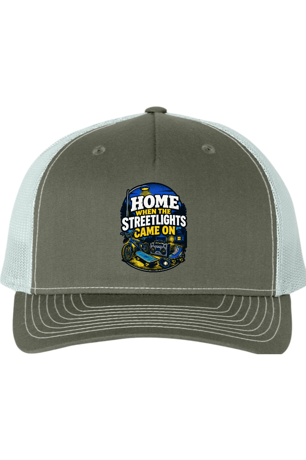 Richardson Trucker Cap: Home When The Streetlights Came On