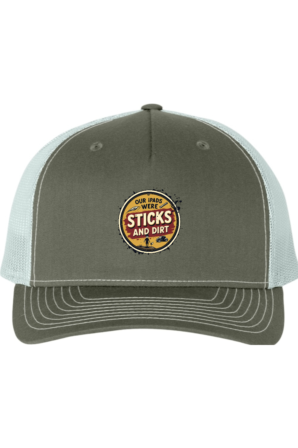 Richardson Trucker Cap: Sticks and Dirt