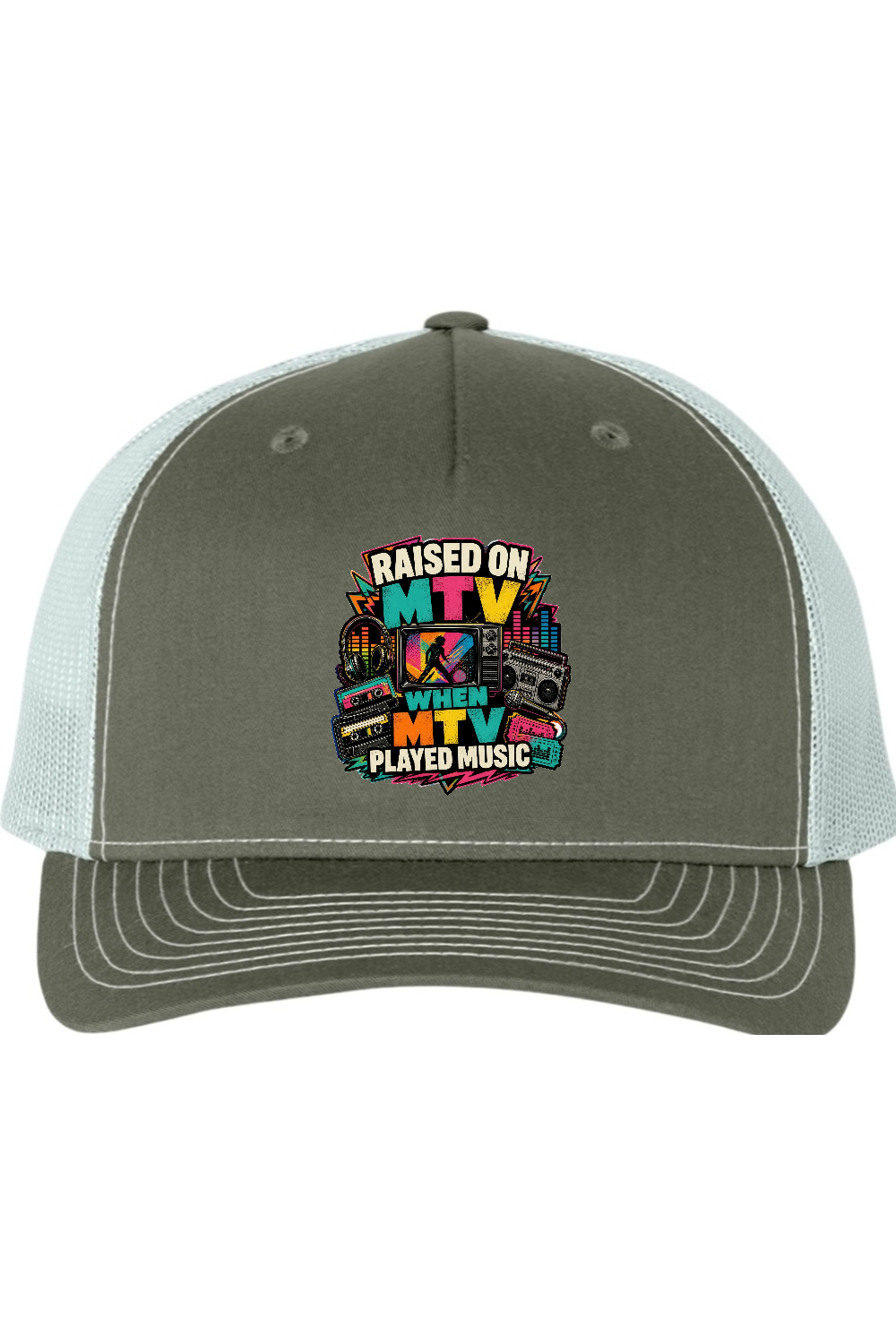 Richardson Trucker Cap: RAISED ON MTV WHEN MTV PLAYED MUSIC