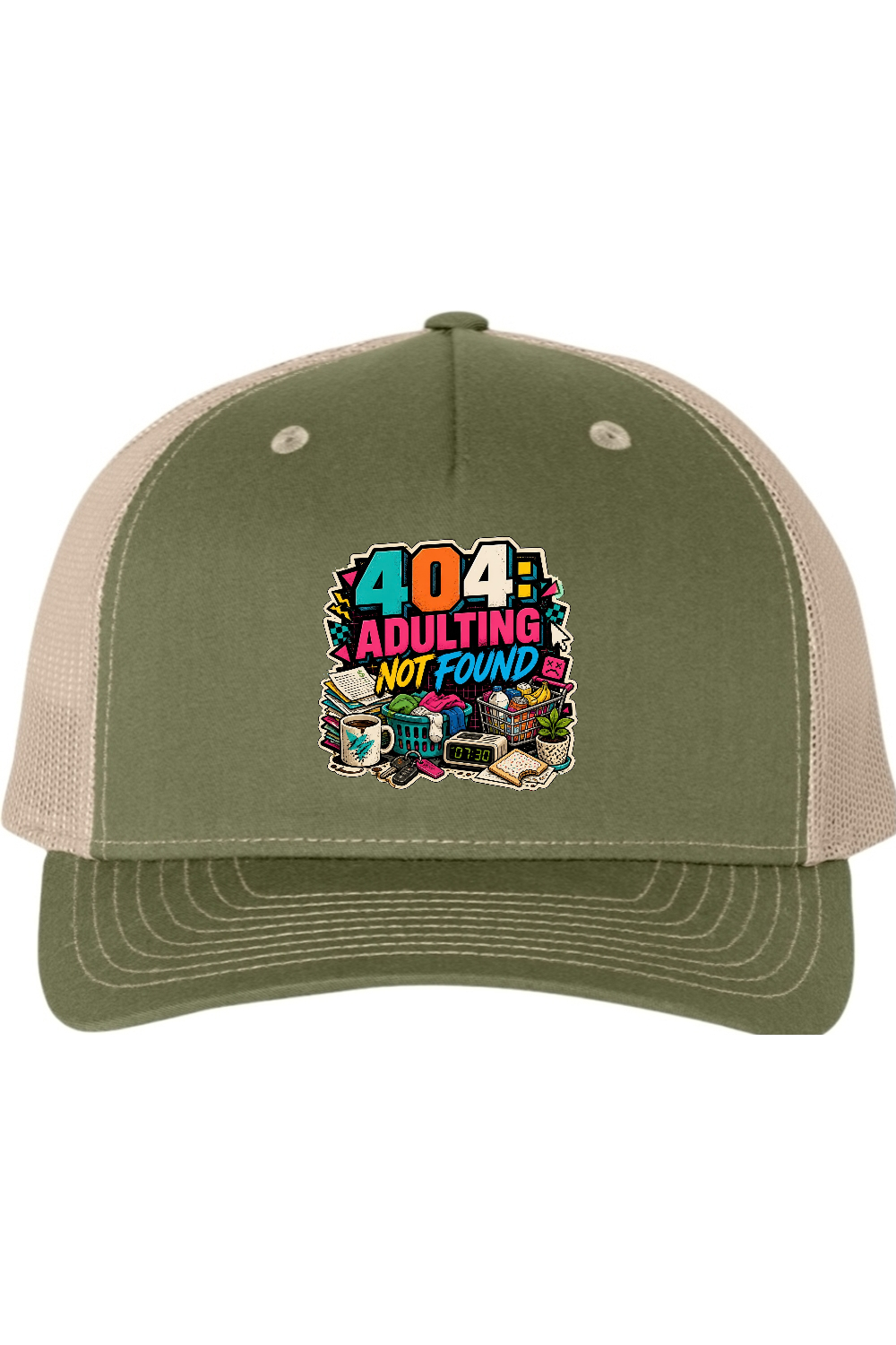 Richardson Trucker Cap: 404 Adulting Not Found