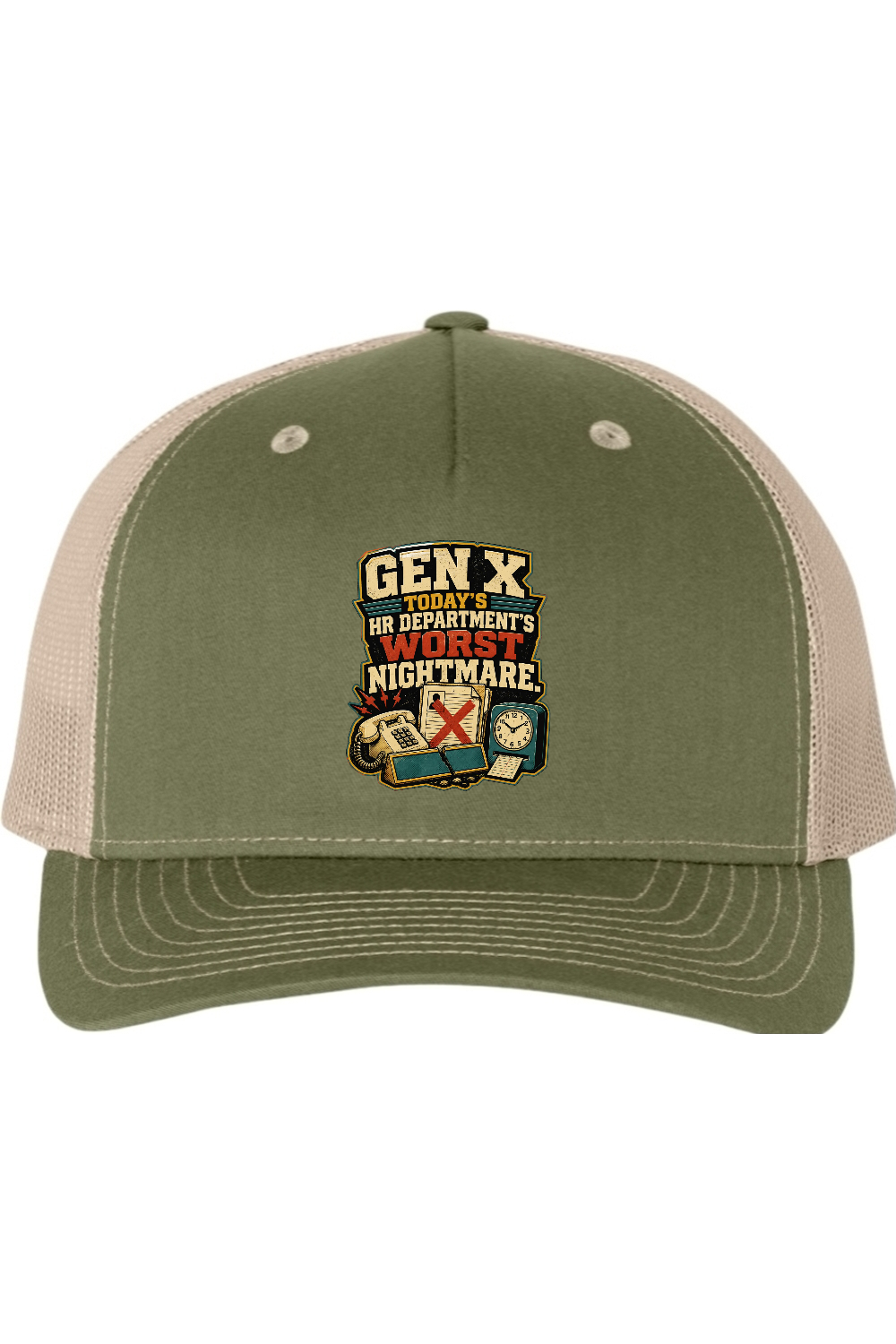 Richardson Trucker Cap: GEN X Today's HR Department's Worst Nightmare