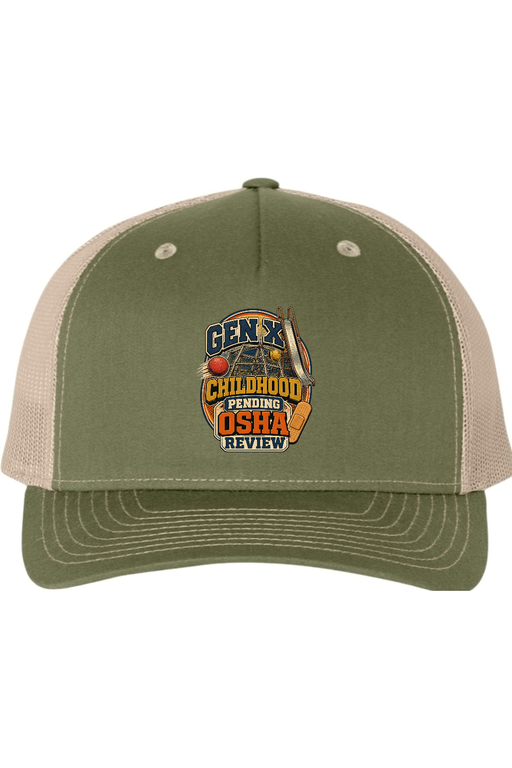 Richardson Trucker Cap: GEN X Childhood Pending OSHA Review