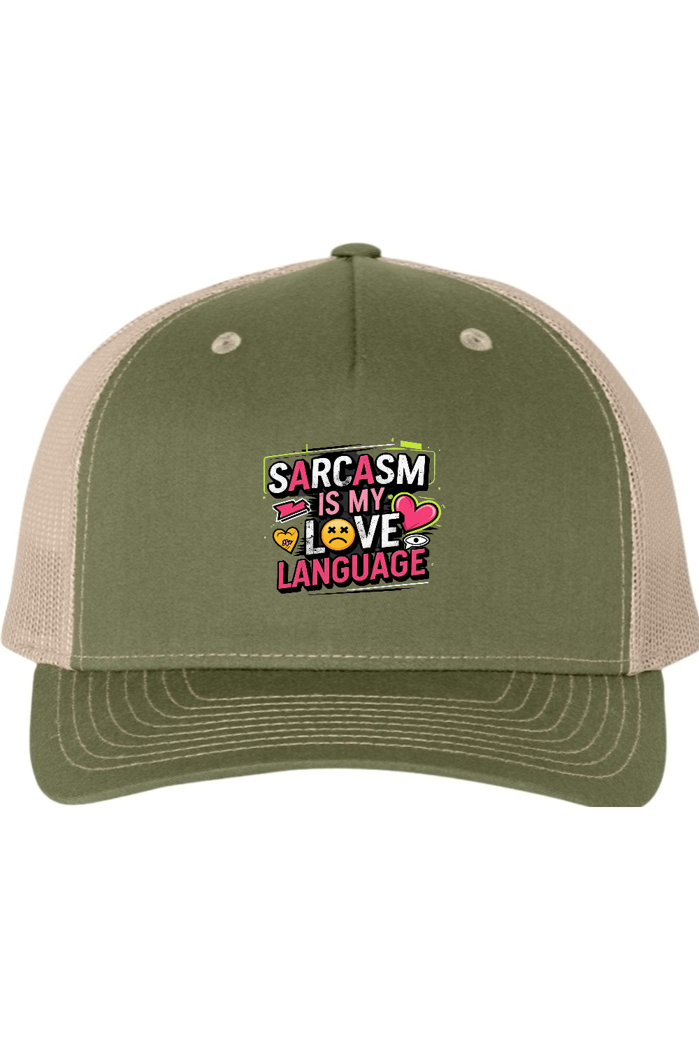 Richardson Trucker Cap: Sarcasm Love Language