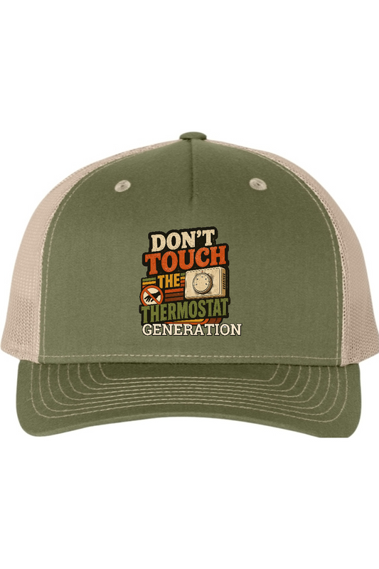 Richardson Trucker Cap: Don't Touch the Thermostat Generation