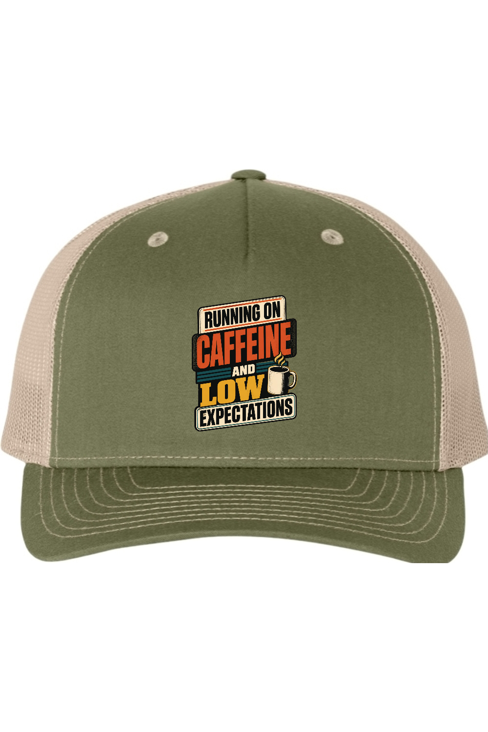 Richardson Trucker Cap: Running on caffeine and low expectations