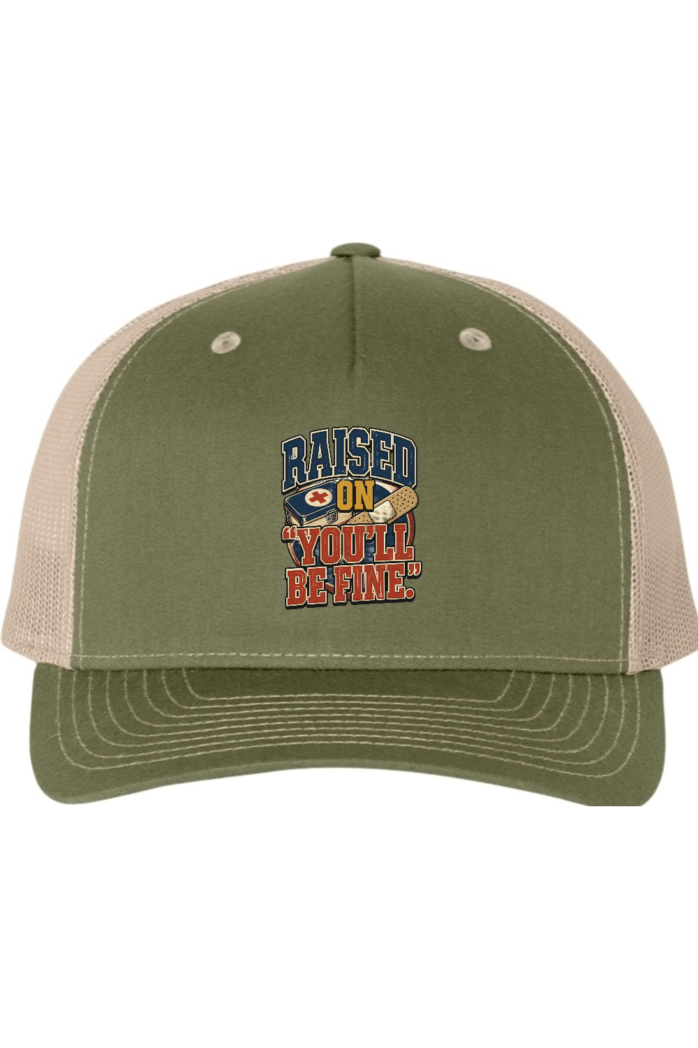 Richardson Trucker Cap: Raised On 'You'll Be Fine'