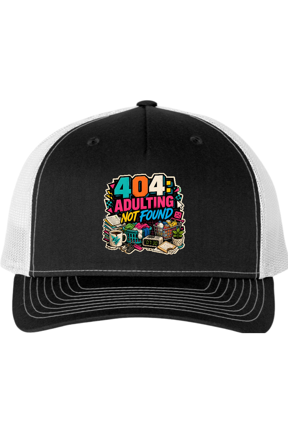 Richardson Trucker Cap: 404 Adulting Not Found