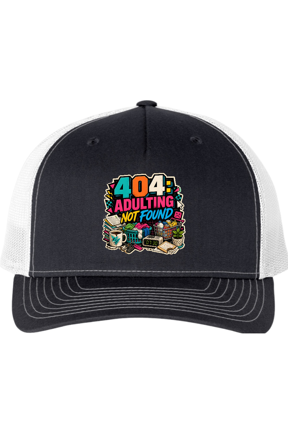 Richardson Trucker Cap: 404 Adulting Not Found