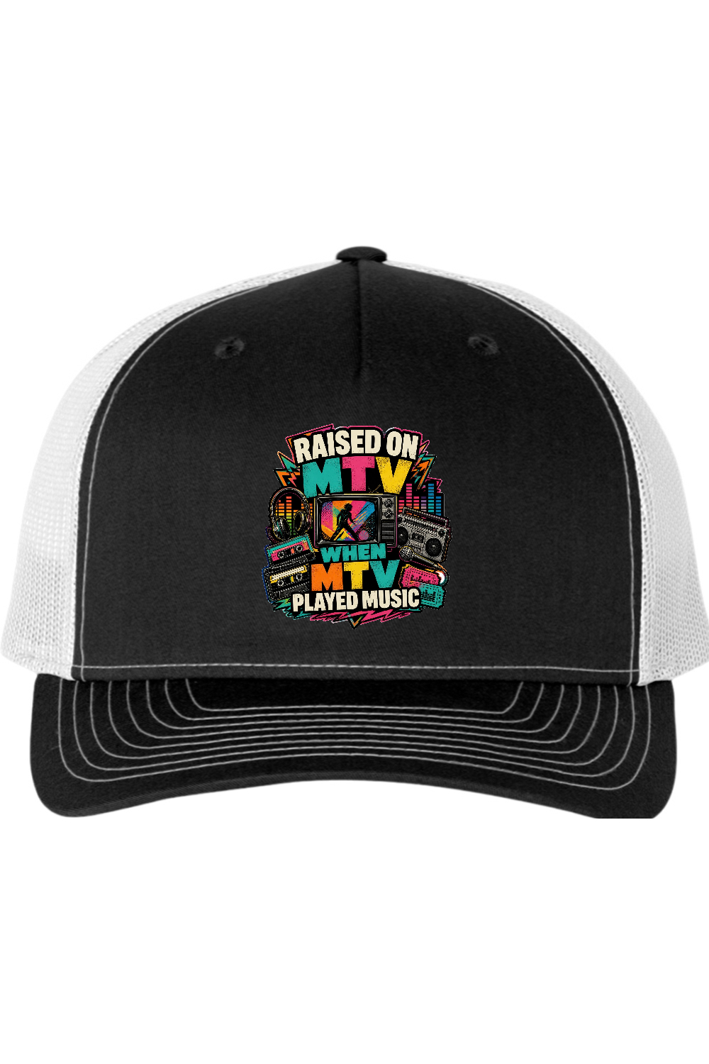 Richardson Trucker Cap: RAISED ON MTV WHEN MTV PLAYED MUSIC