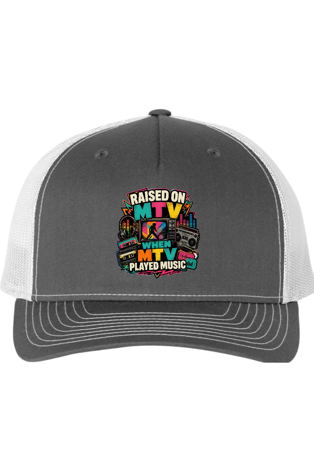 Richardson Trucker Cap: RAISED ON MTV WHEN MTV PLAYED MUSIC