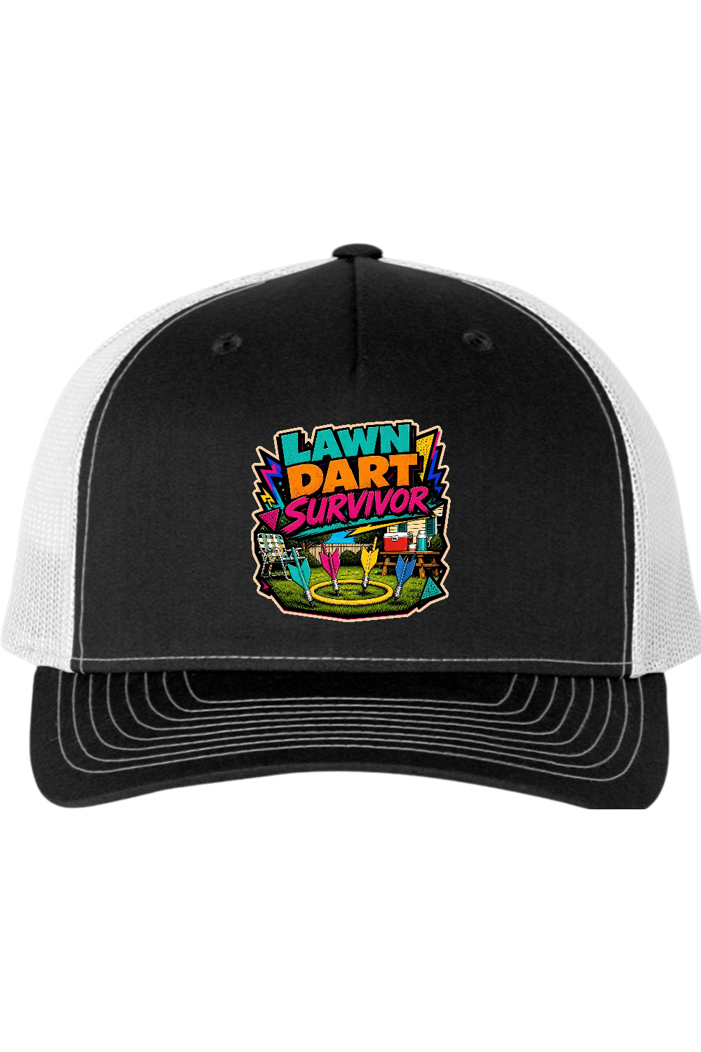 Richardson Trucker Cap: Lawn Dart Survivor