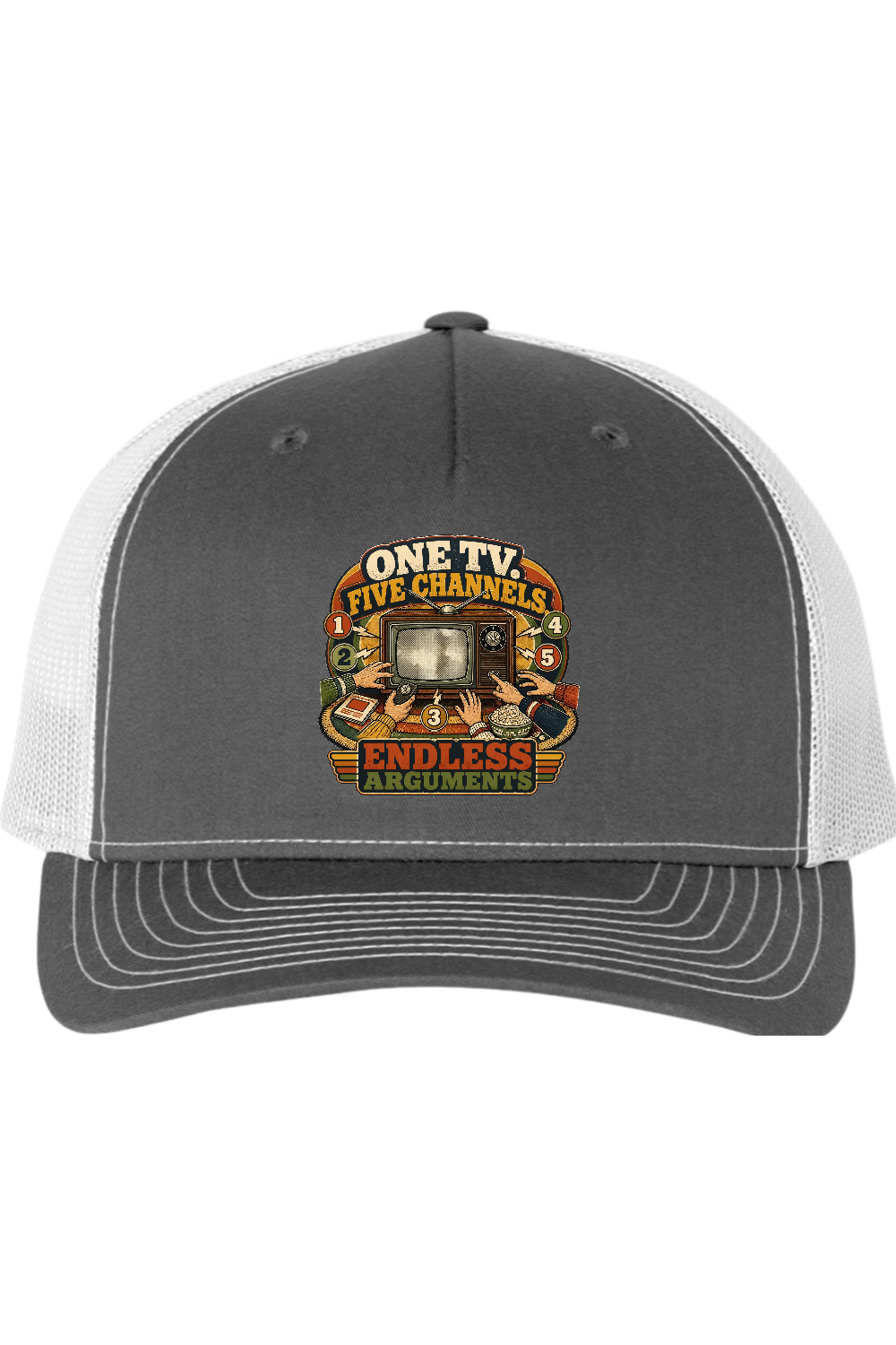 Richardson Trucker Cap: One TV. Five Channels. Endless Arguments