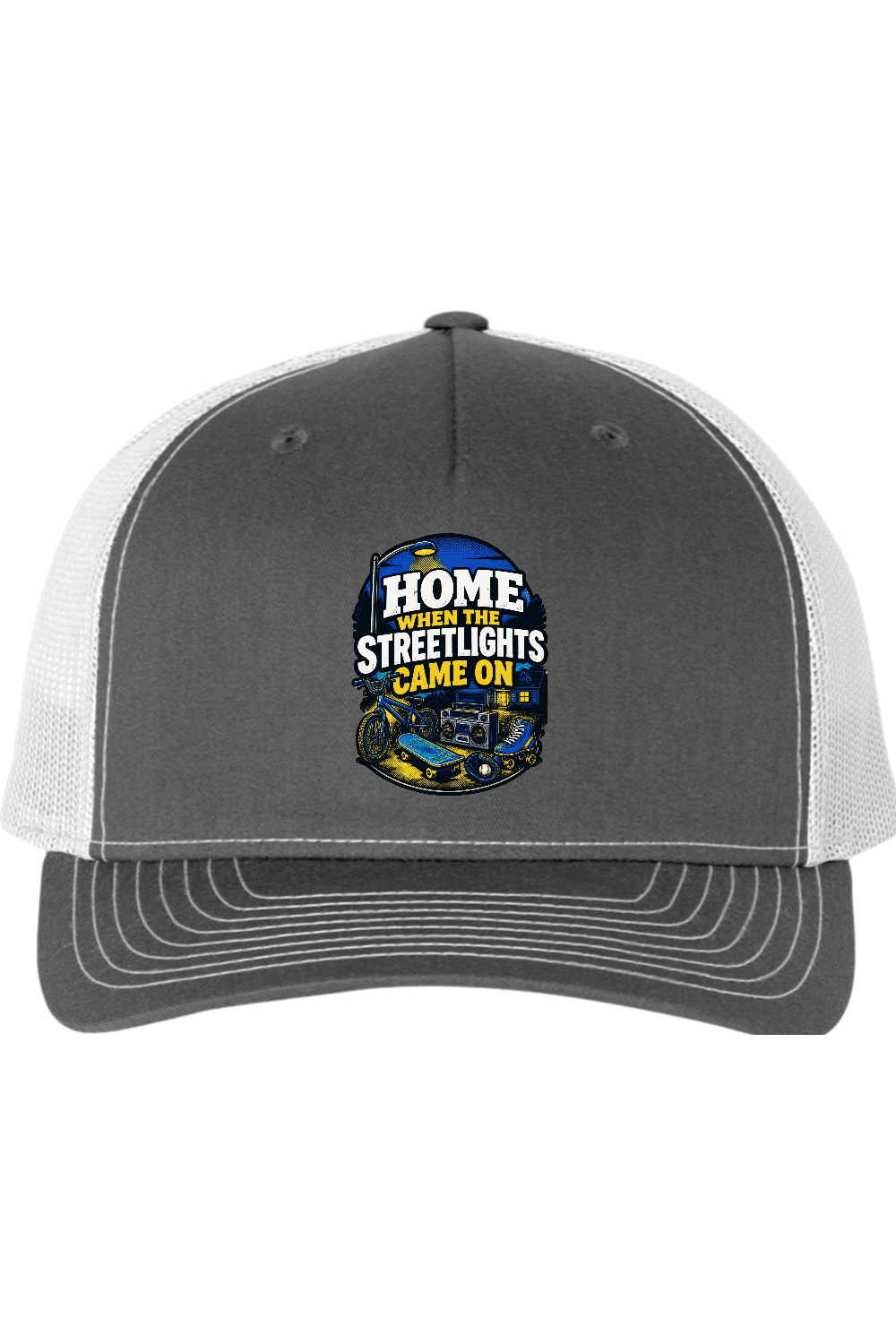 Richardson Trucker Cap: Home When The Streetlights Came On