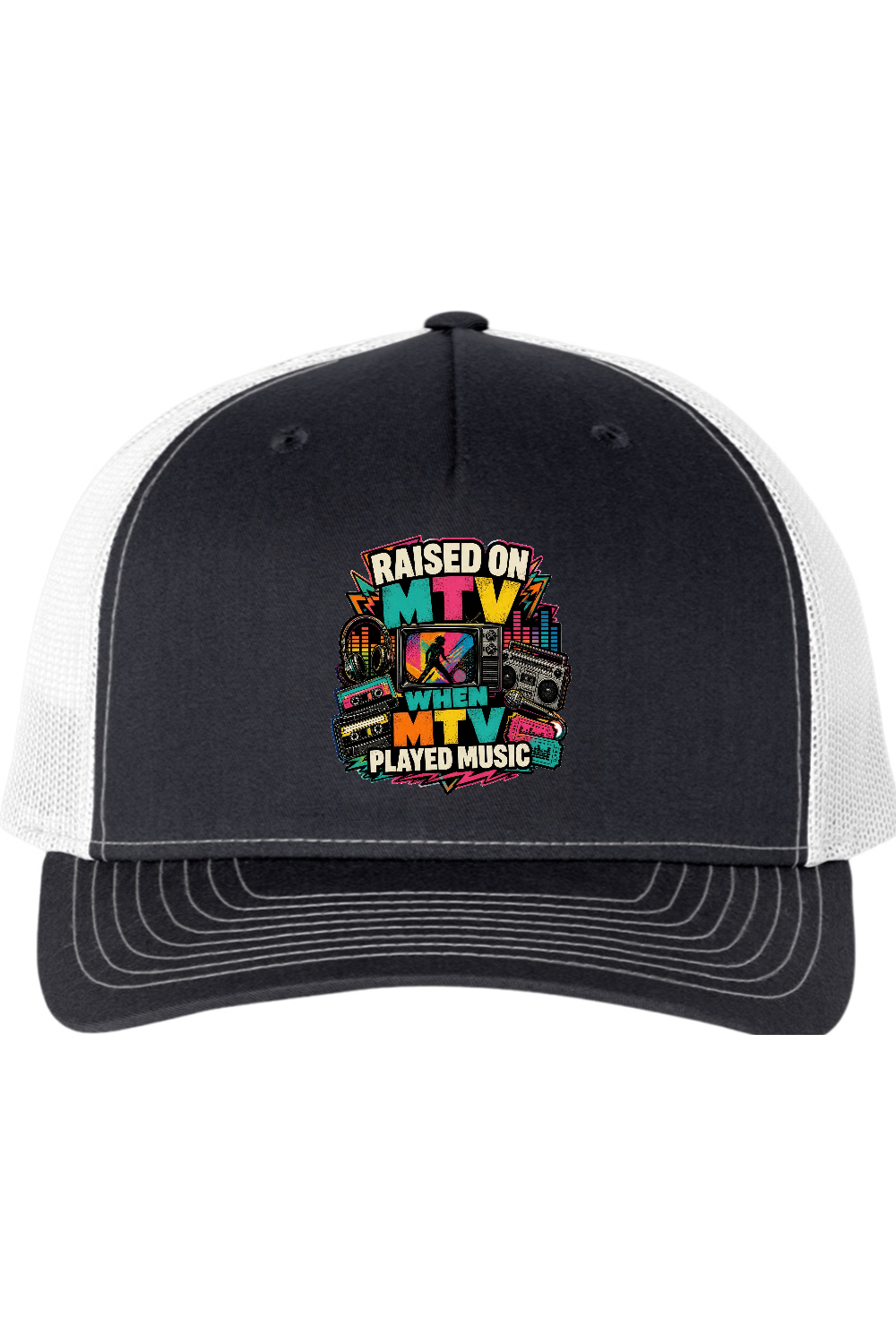 Richardson Trucker Cap: RAISED ON MTV WHEN MTV PLAYED MUSIC