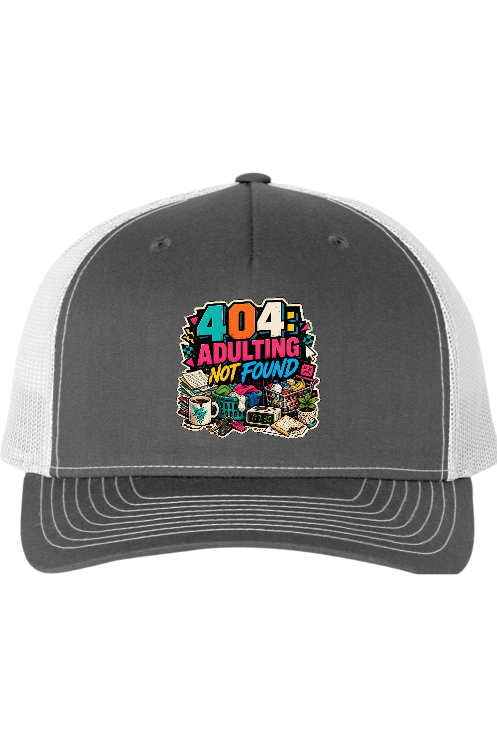 Richardson Trucker Cap: 404 Adulting Not Found