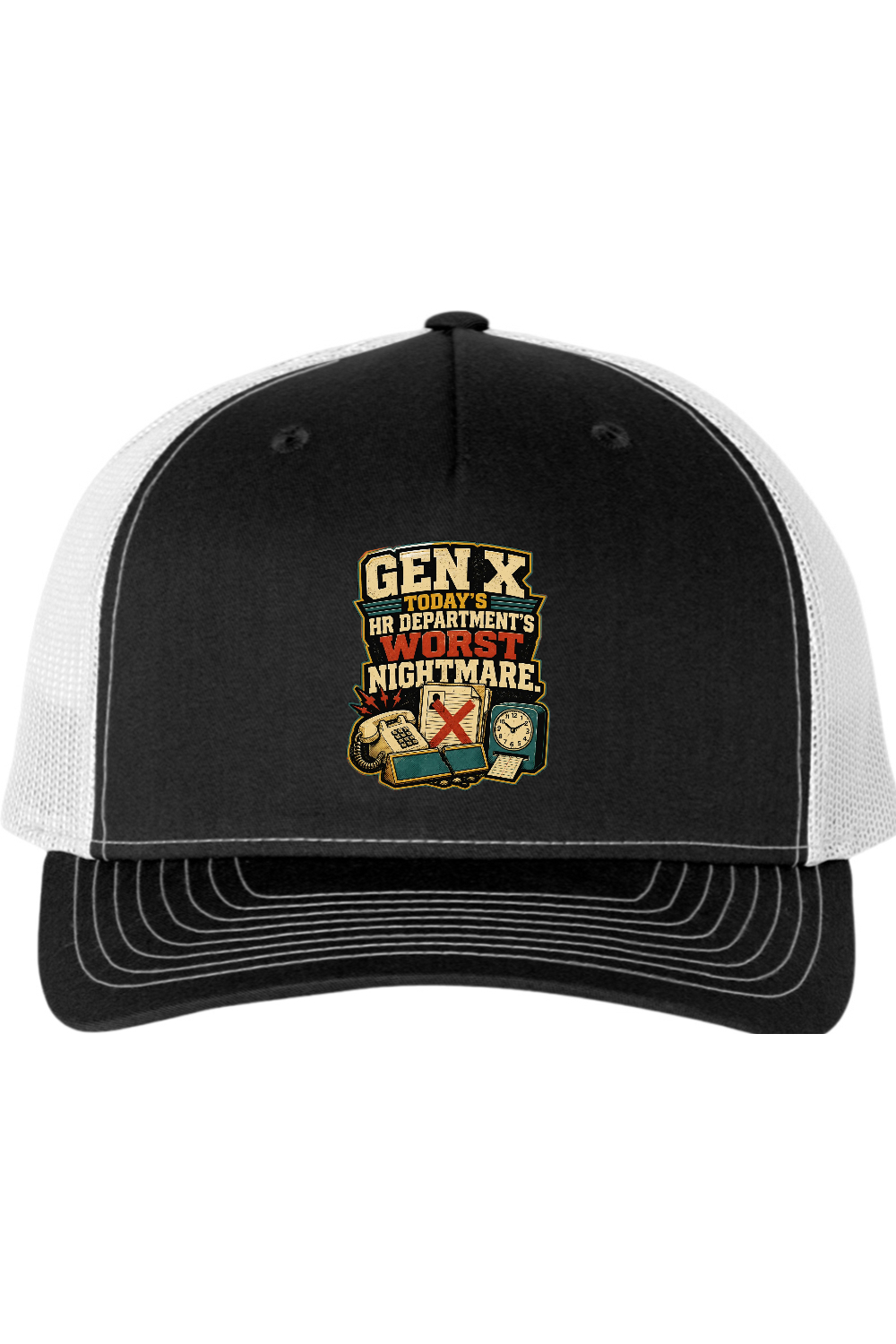 Richardson Trucker Cap: GEN X Today's HR Department's Worst Nightmare