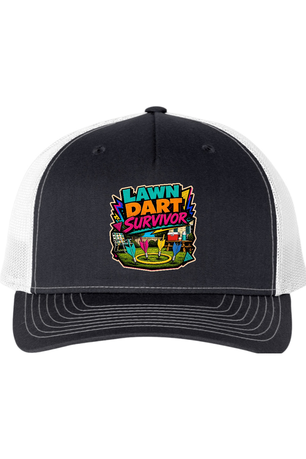 Richardson Trucker Cap: Lawn Dart Survivor