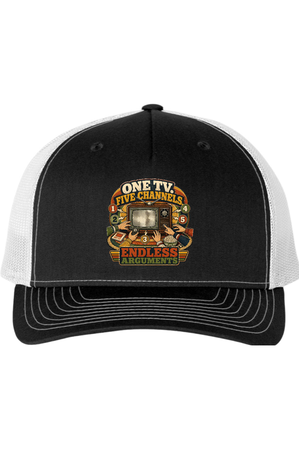 Richardson Trucker Cap: One TV. Five Channels. Endless Arguments